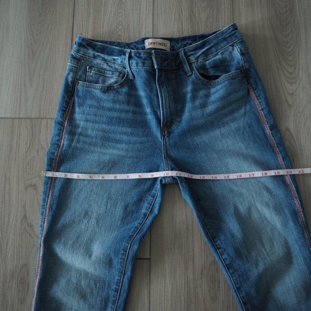 Driftwood Jackie Aztec Boho Southwestern‑inspired Embroidered Jeans – W29 L28 - Picture 14 of 16